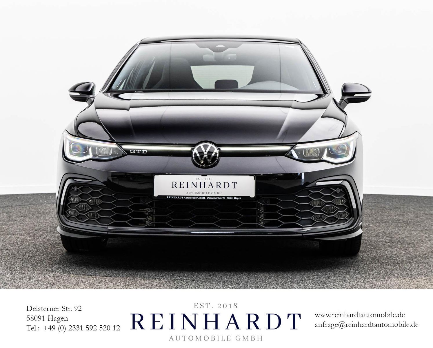 Volkswagen GOLF GTD ALL-BLACK ACC/PANO/SIDE/H&K/AHK/KAMERA