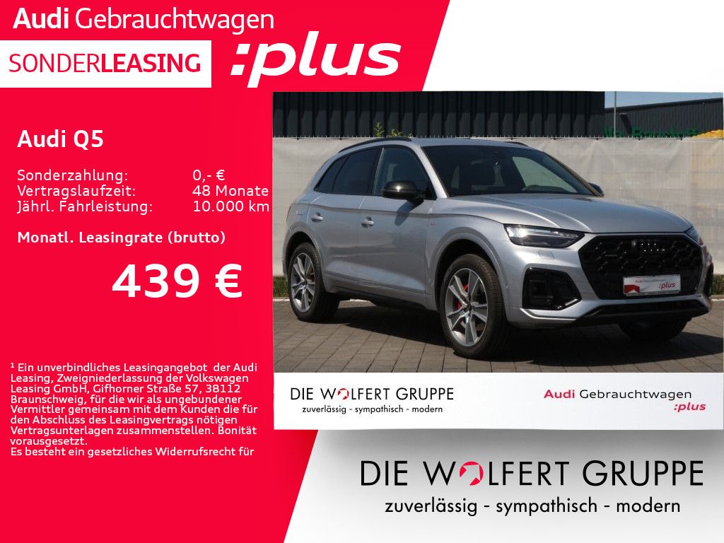 Audi Q5 S line 55 TFSI e quattro *0,5%*AHK*ACC*360°