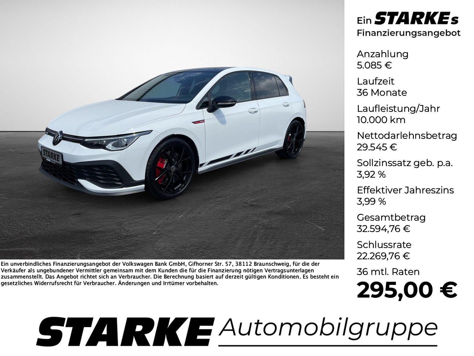 Volkswagen Golf GTI Clubsport 2.0 TSI DSG Black Style  Head
