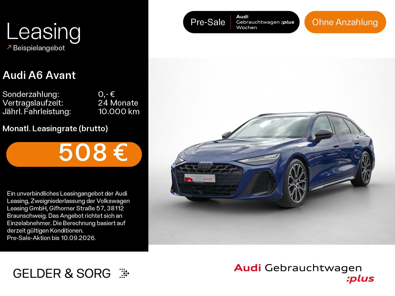 Audi A6 Avant TFSI quattro S line 270 kW B&O*HuD*Pano
