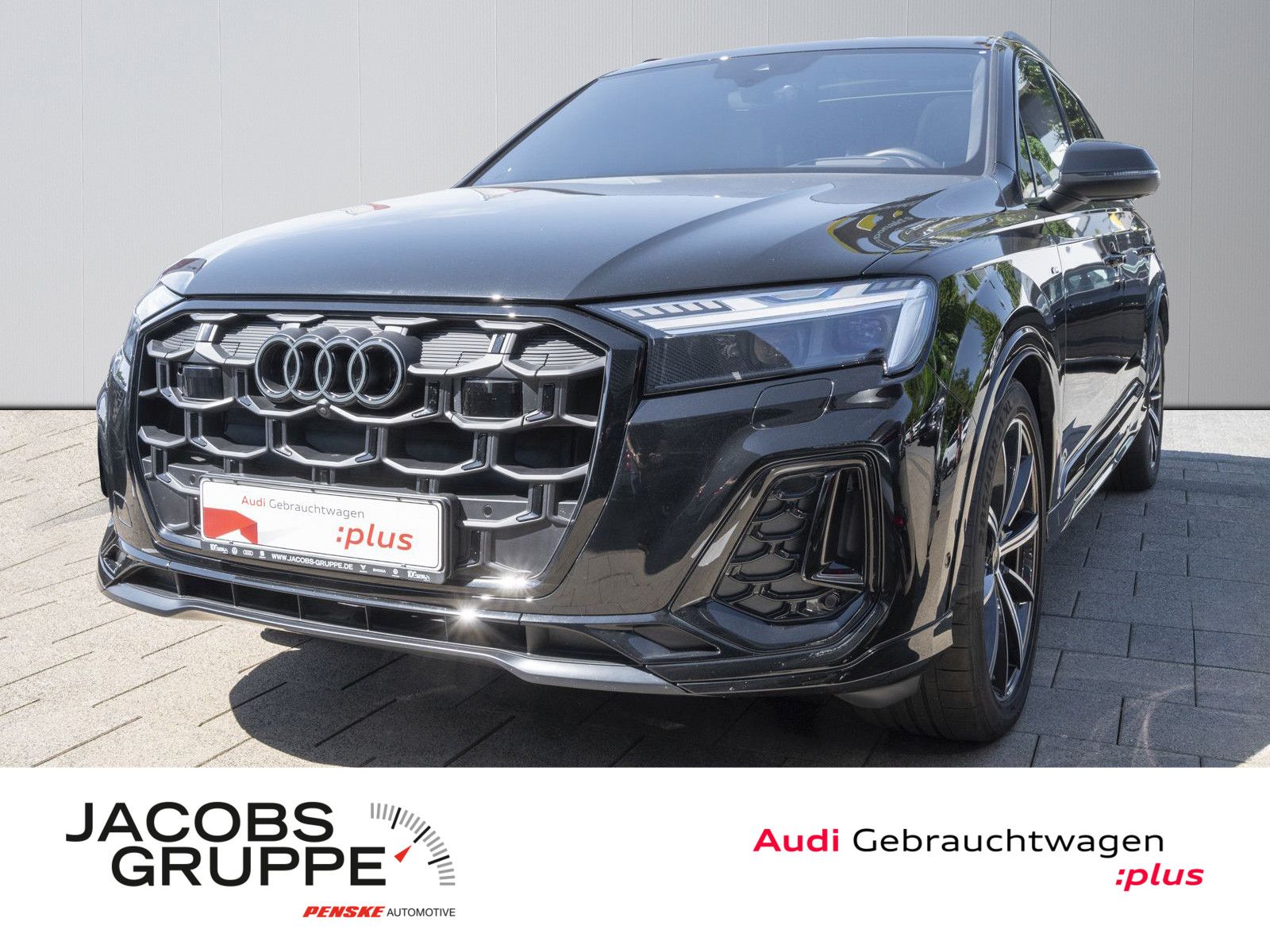 Audi Q7 50TDI 2xS line/All Black/7-Sitze/360°/Pano/Hu