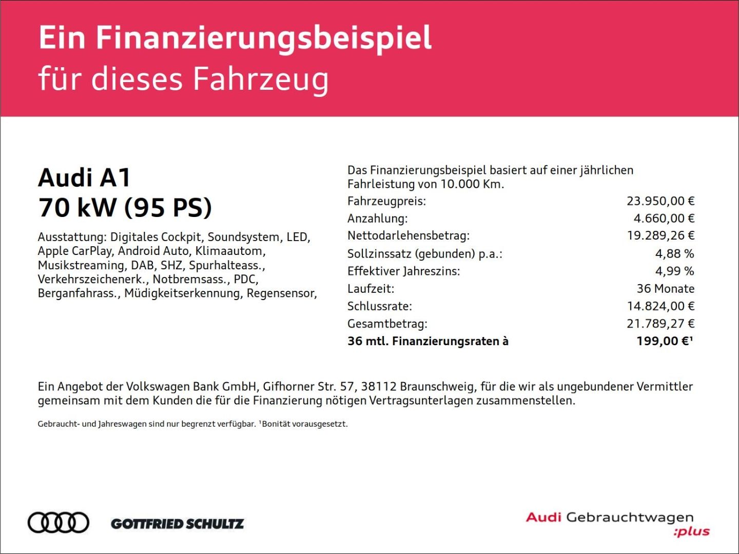 Audi A1 Sportback (GBA)(09.2018- ) 25 TFSI advanced
