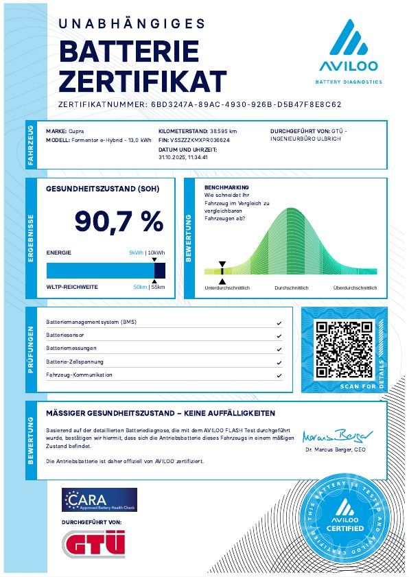 Cupra Formentor 1.4 DSG VZ NAVI LED AHK
