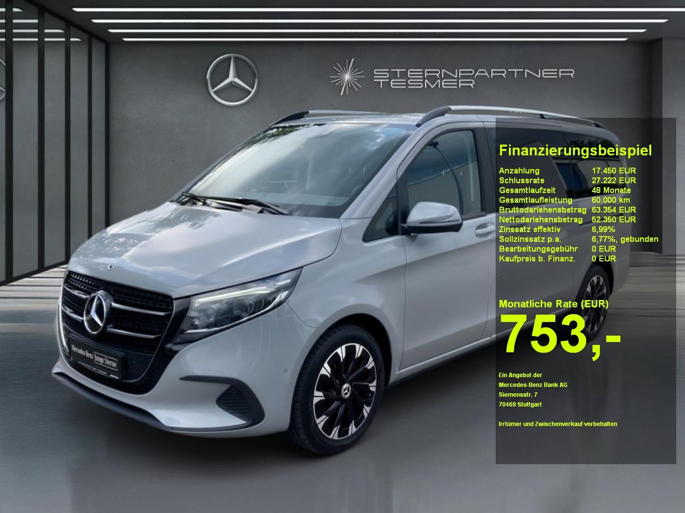 Mercedes-Benz V 250 d STYLE Lang - Samsaru's Car Outlet