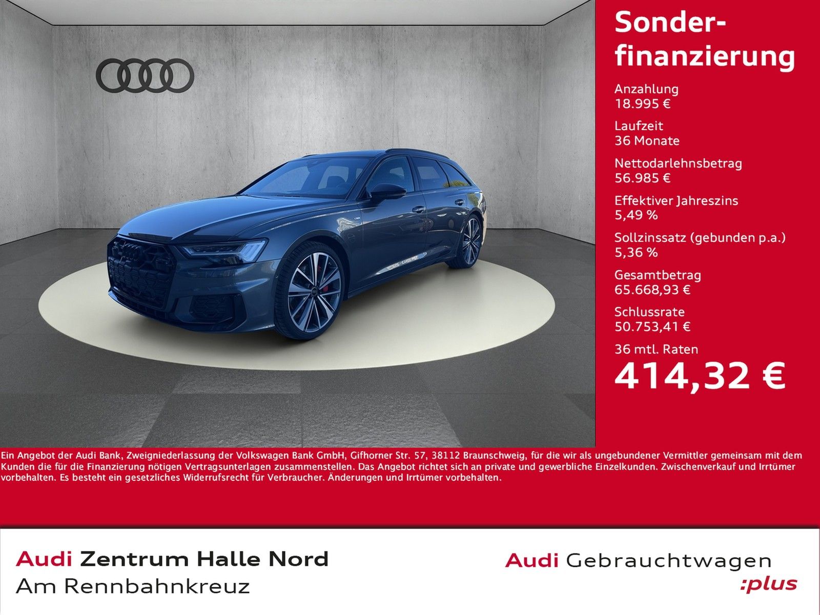 Audi A6 Avant S line 55 TFSI quattro