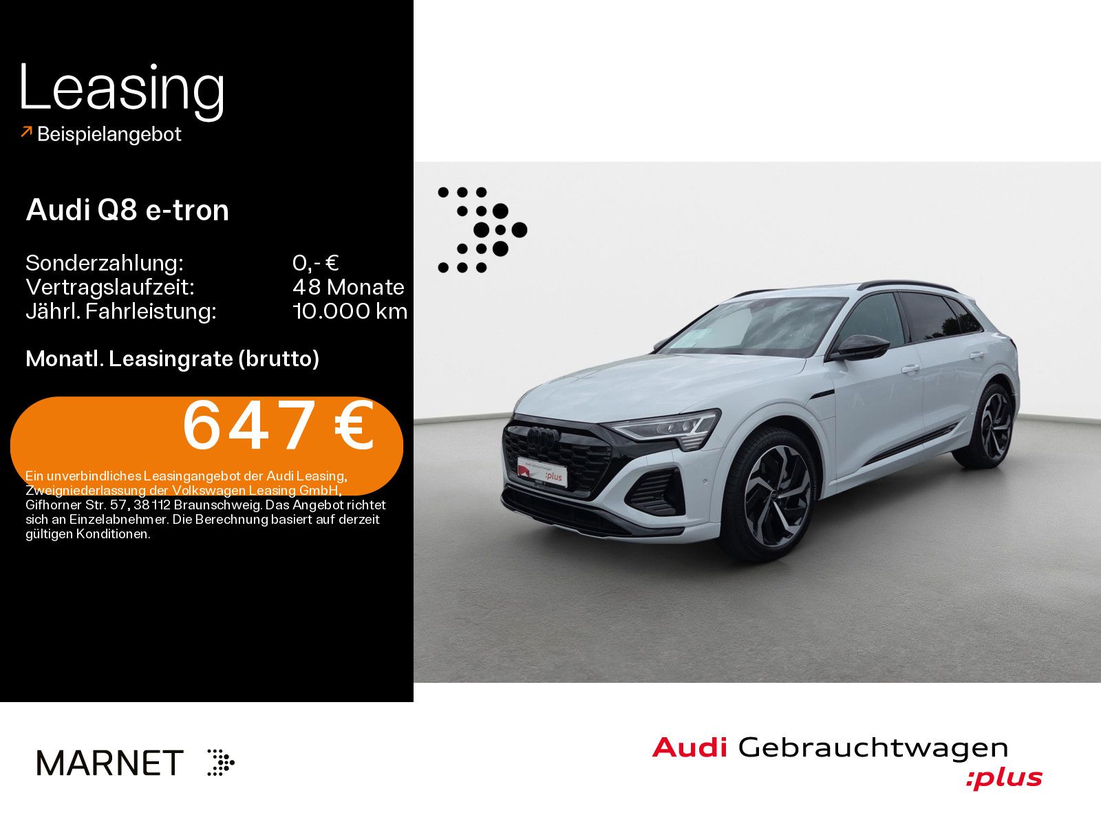 Audi Q8 e-tron 50 qu S line*Navi*Matrix*HUD*AHK*B&O*P