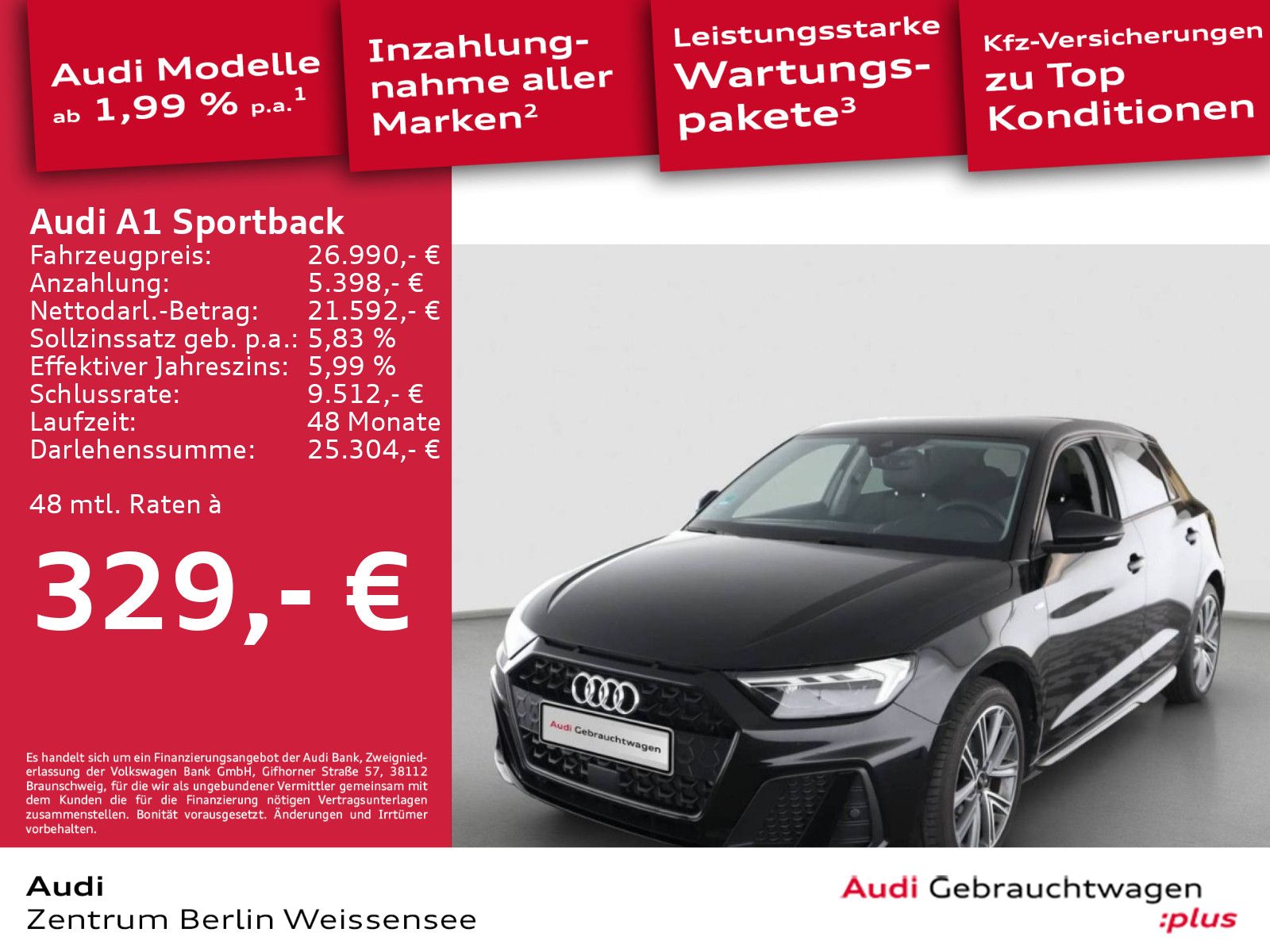 Audi A1 Sportback 25 TFSI S-Line - Samsaru's Car Outlet
