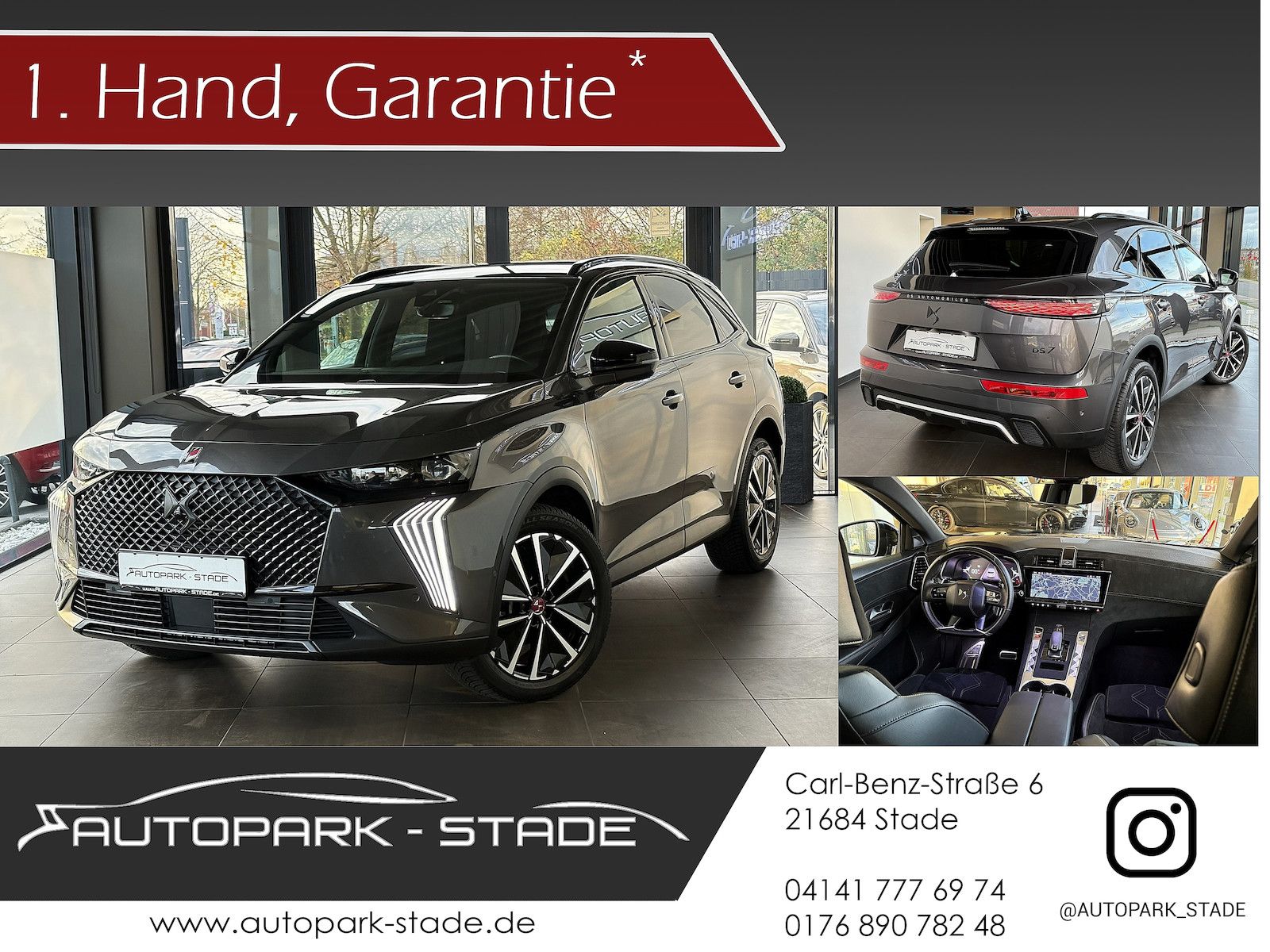 DS Automobiles DS7 PerformanceLine+ 1.5 BlueHDI Mem Kam LED Ass