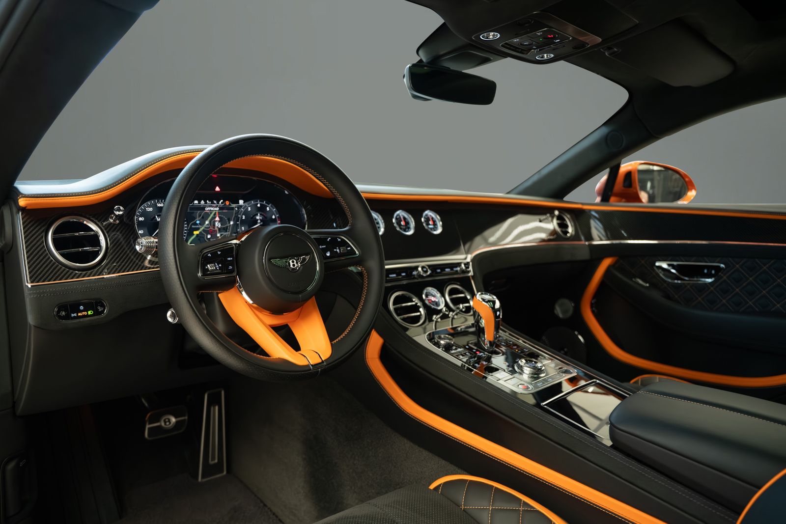 Bentley Continental GT Speed W12 Mandarin Hide Mulliner