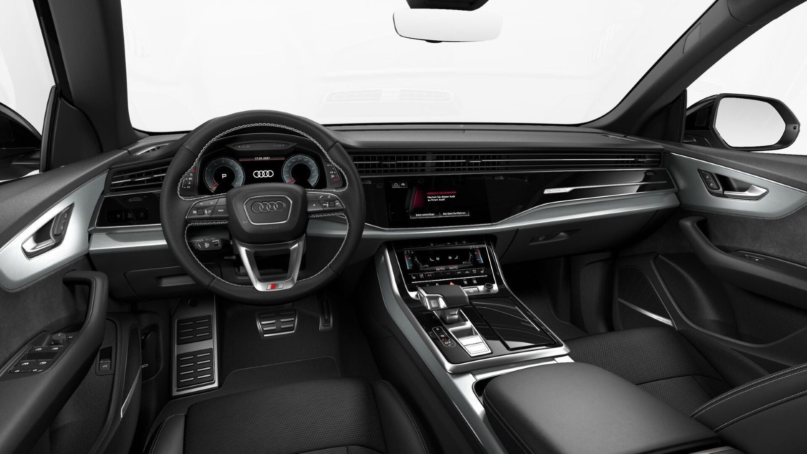 Audi Q8 55 TFSI Tiptr. S-Line 2x, HD Matrix, AHK, Pan