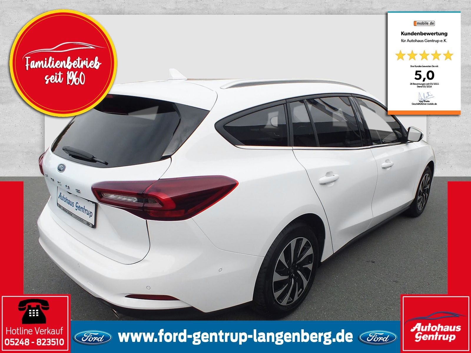 Ford Focus Turnier Titanium Fahrer2/ElKlappe/GJR/-42%