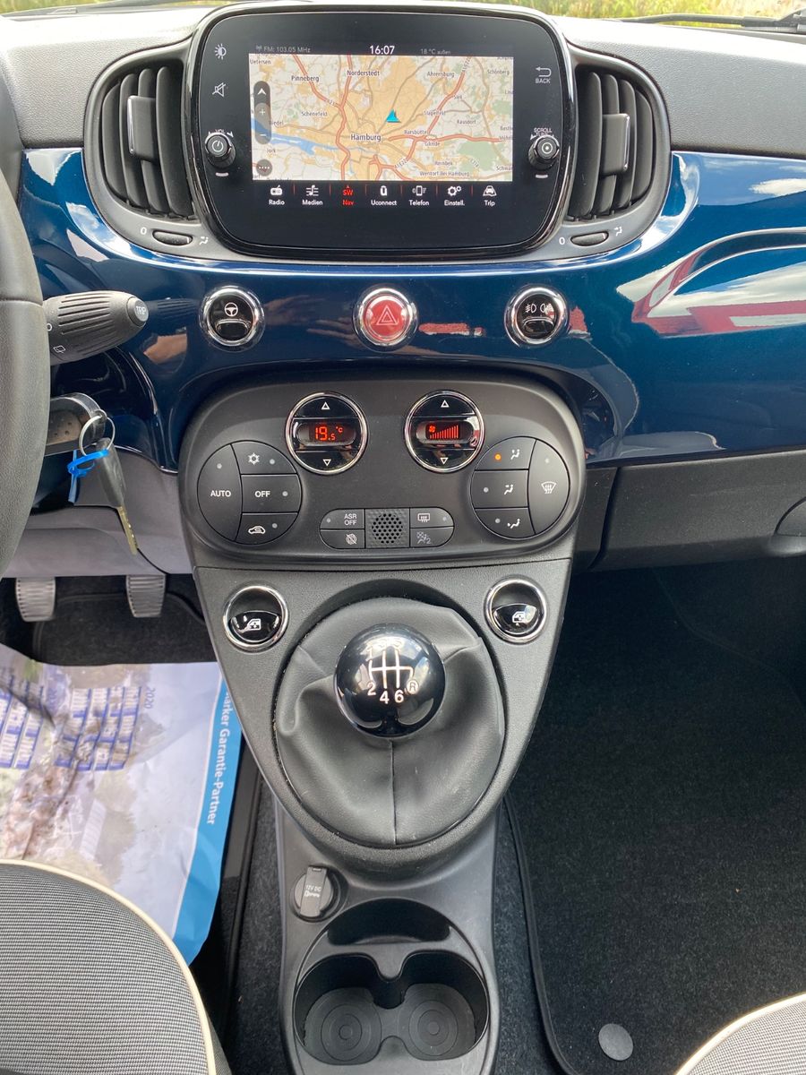 Fiat 500*Klimaautomatik*NAVI*PDC*CarPlay*City