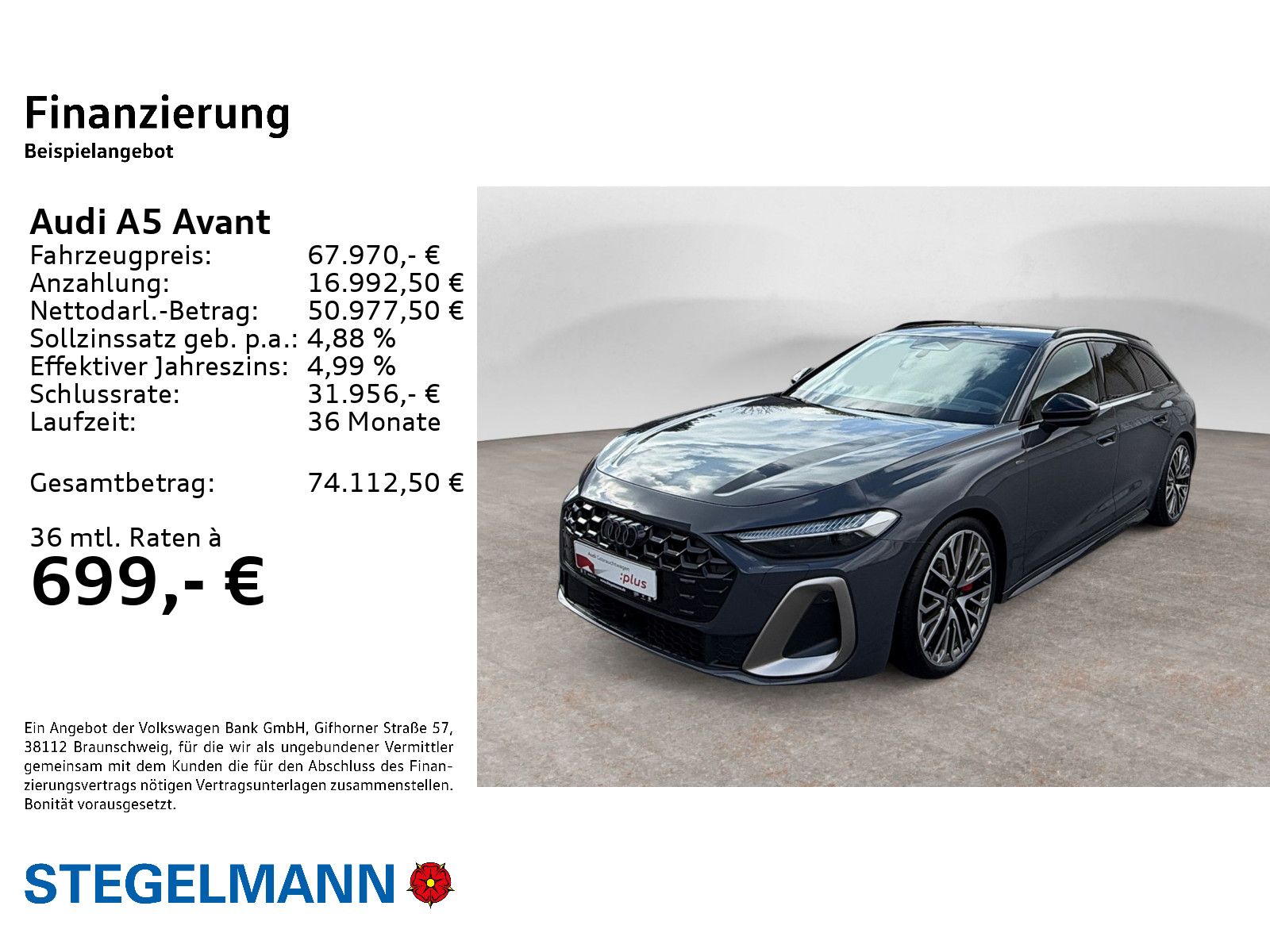 Audi A5 Avant TFSI e-hybrid qu. S-Line edition one