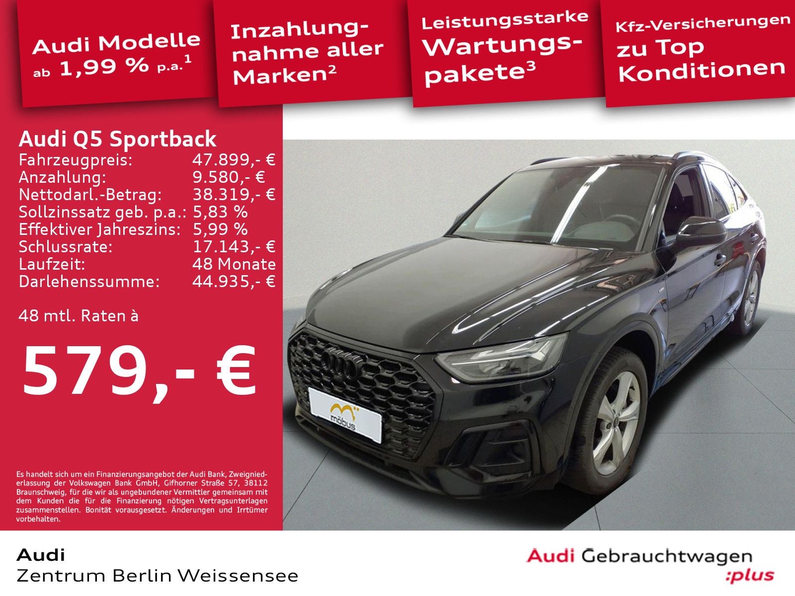 Audi Q5 Sportback 50 TDI quattro S line - Samsaru's Car Outlet