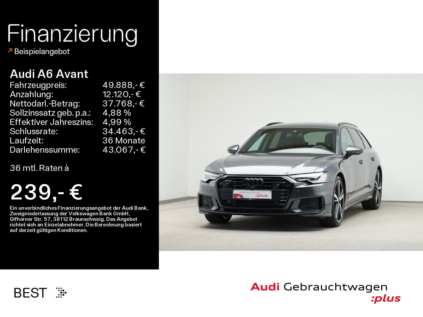 Audi A6 Avant 40 TDI quattro S line - Samsaru's Car Outlet