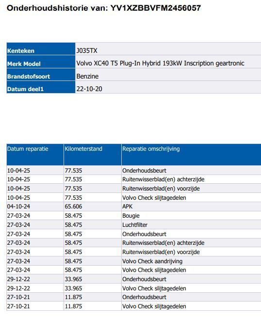 Volvo XC40 T5 180PK Hybride SOH 91% Inscription / Pano