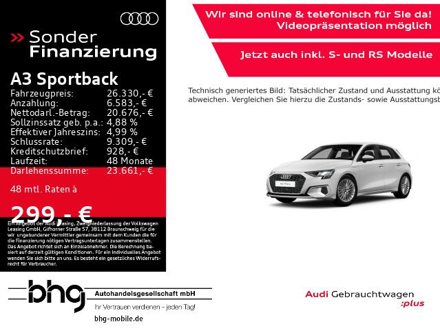 Audi A3 Sportback 40 TFSI S-tronic advanced - Samsaru's Car Outlet