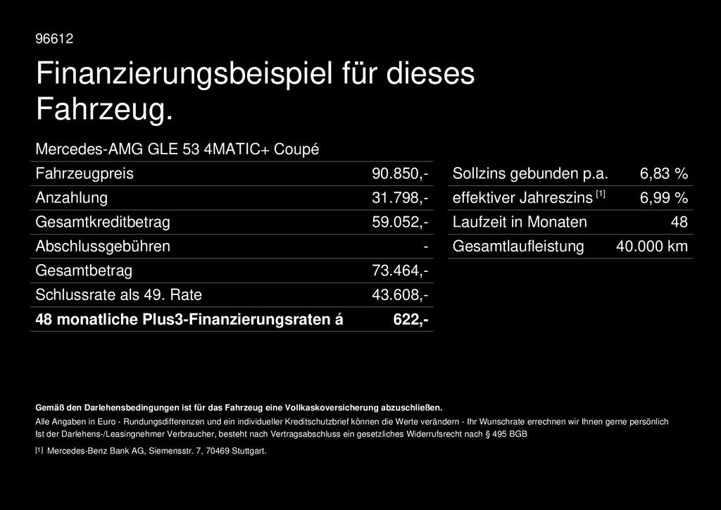 Mercedes-Benz GLE 53 AMG 4M+ Coupé Perf.-Abgasanlage Pano AHK