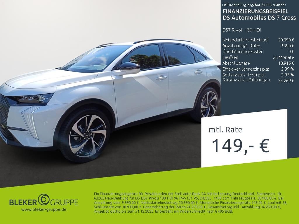 DS Automobiles DS7 Crossback DS7 Rivoli 130 HDI