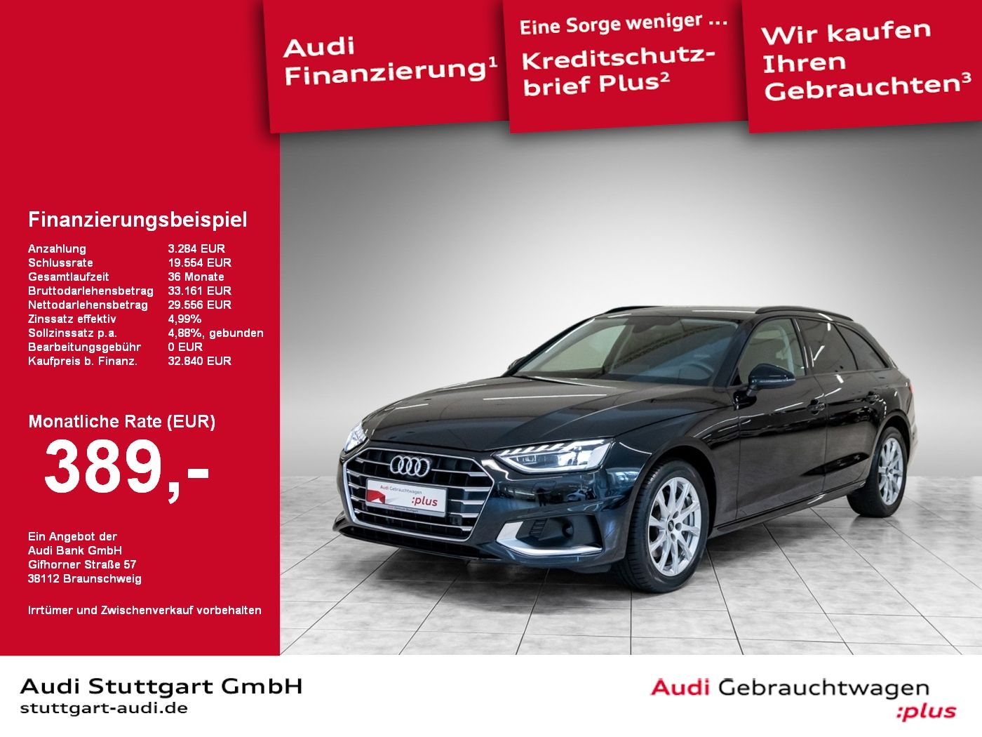 Audi A4 Avant 40 TDI advanced - Samsaru's Car Outlet
