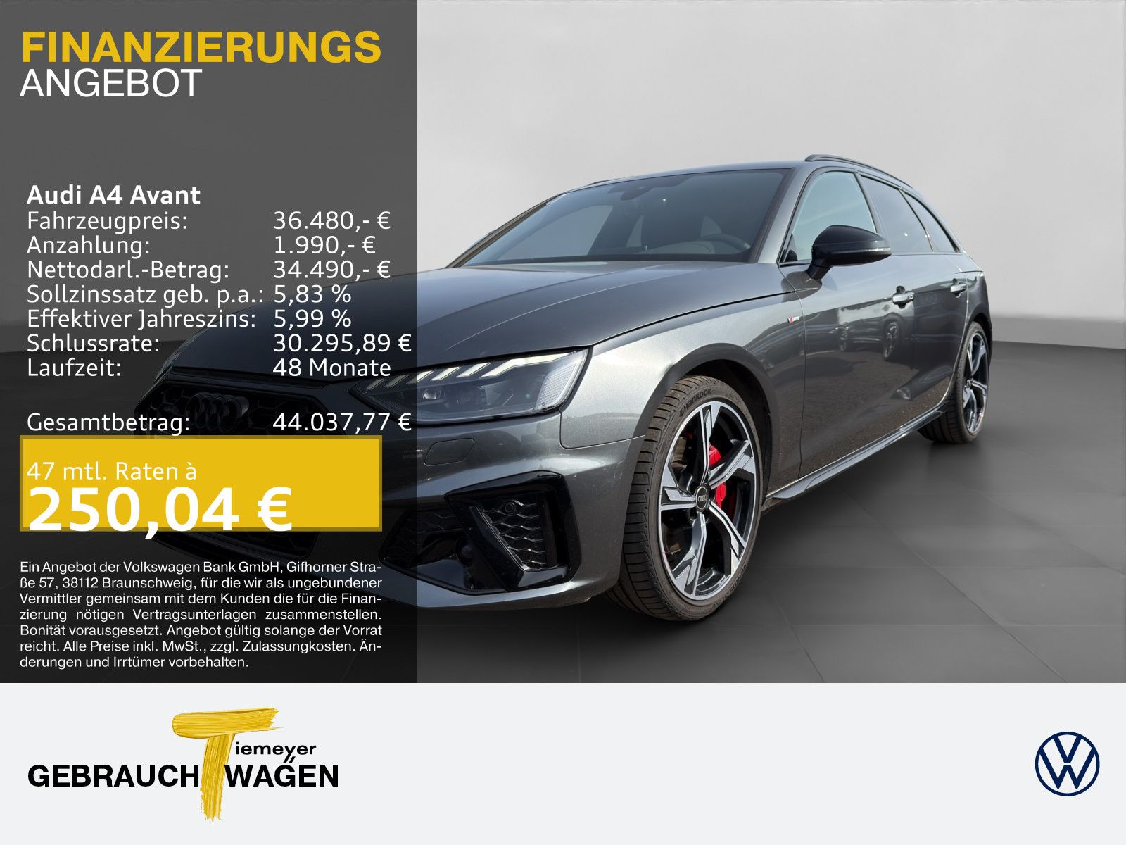 Audi A4 Avant 40 TFSI Q 2x S LINE AHK MATRIX-LED LM19