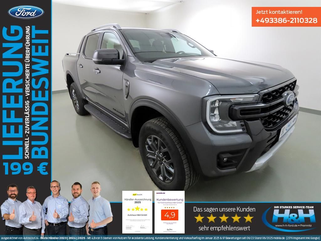 Ford Ranger 3.0 Aut e-4WD Wildtrak AHK+SHZ+B&O+ACC