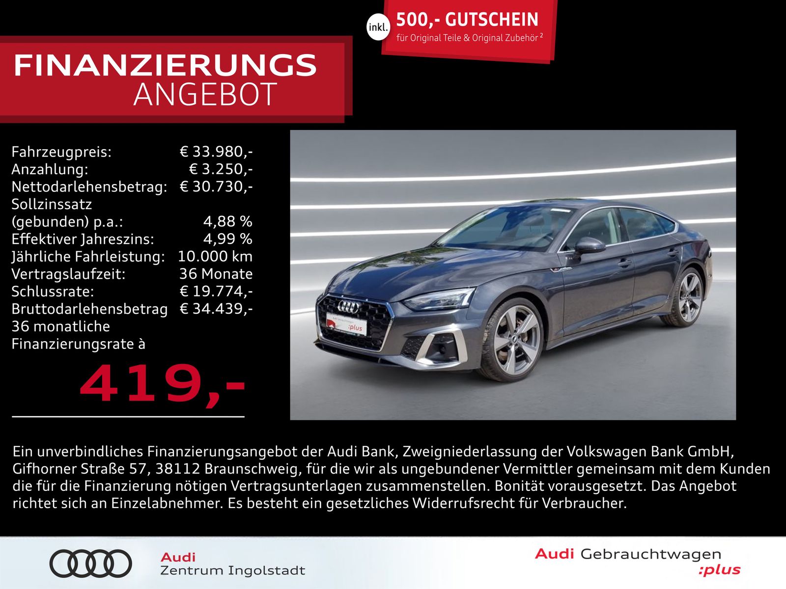 Audi A5 Sportback 45 TFSI qu S line NAVI AHK Leder 19