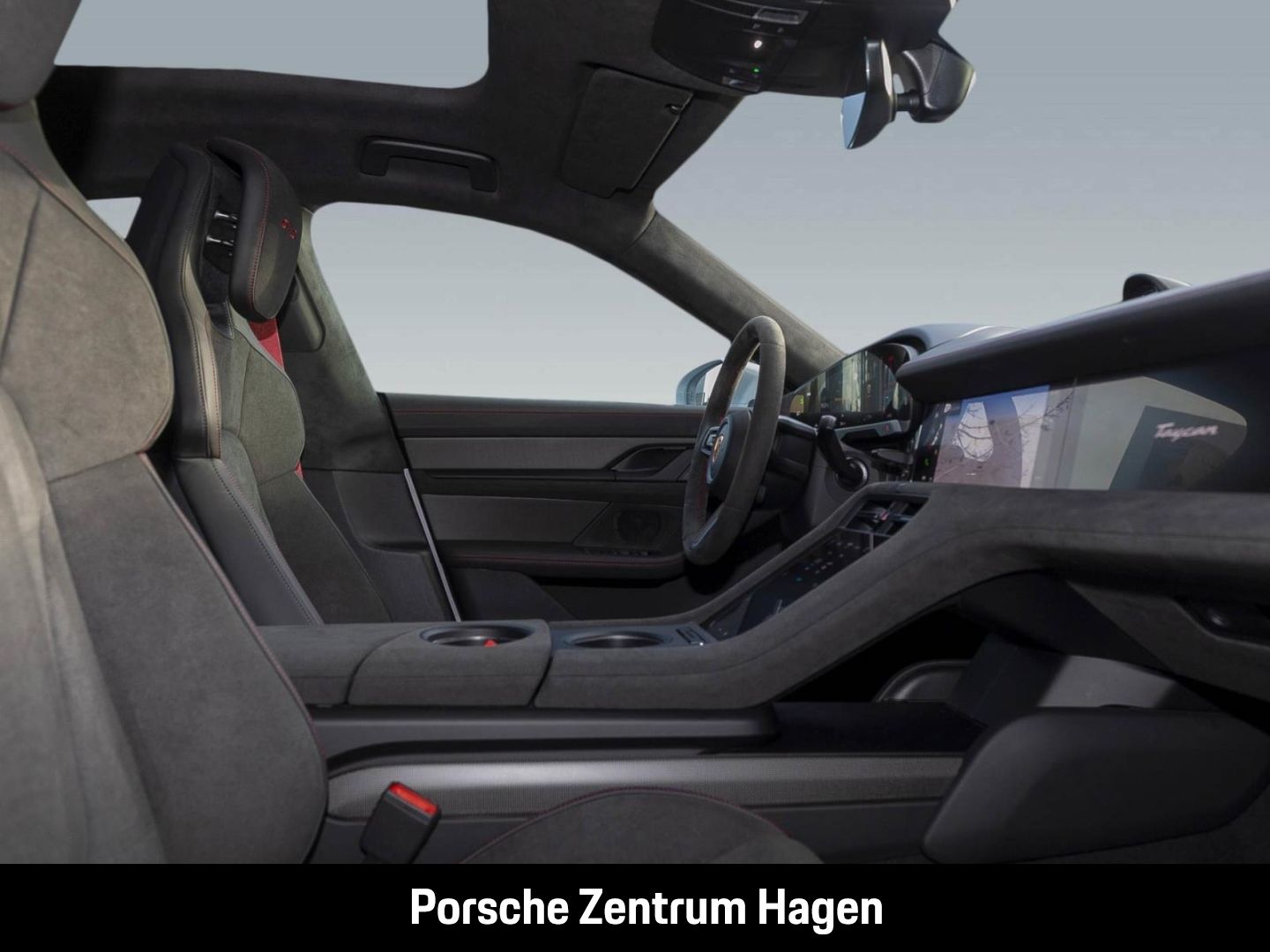 Porsche Taycan GTS HA-Lenkung Beifahrerdisplay Head-Up