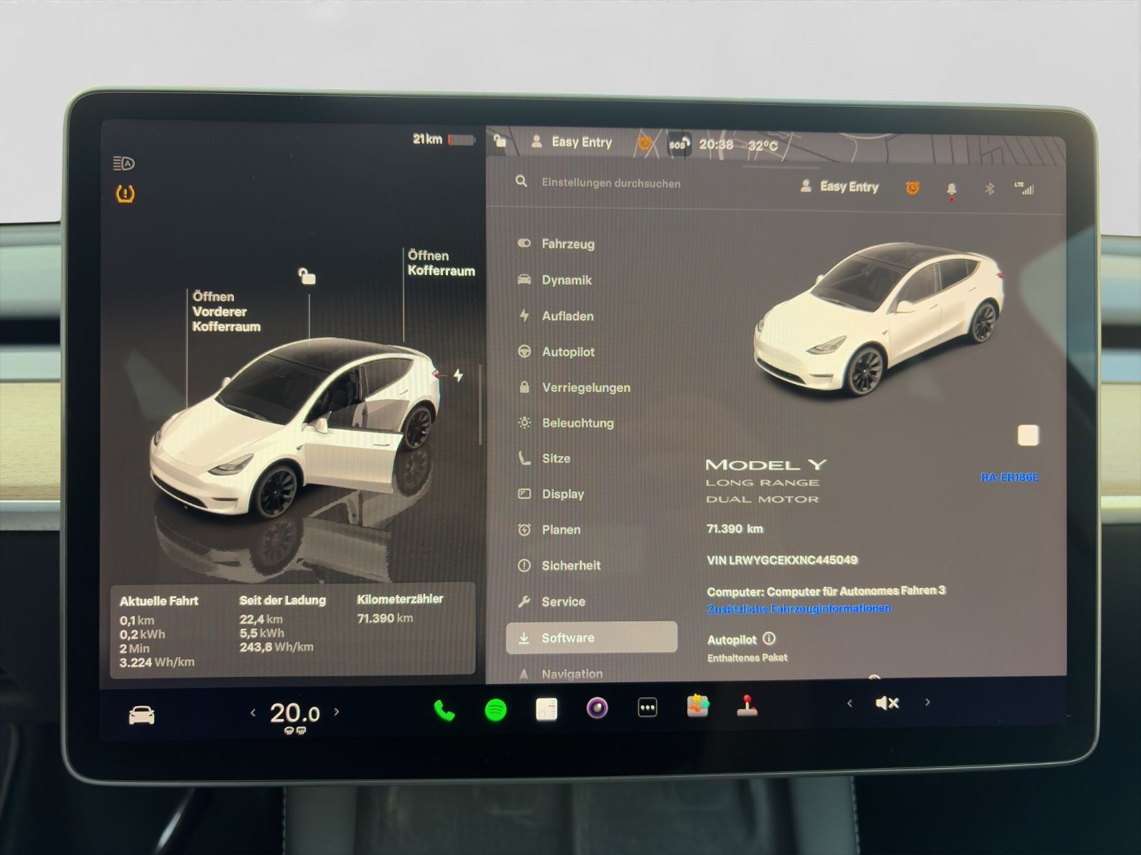 Tesla Model Y Long Range Dual AWD *Shanghai*1.Hand*