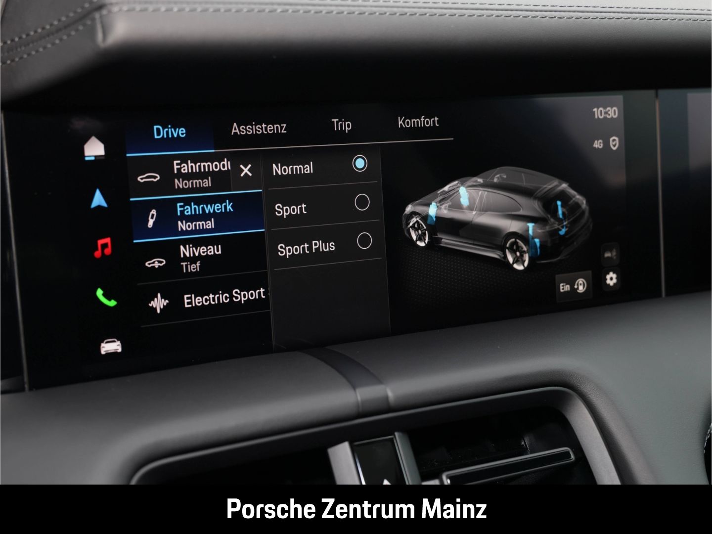 Porsche Taycan Sport Turismo UPE:154.000€,Beifahrerdispl