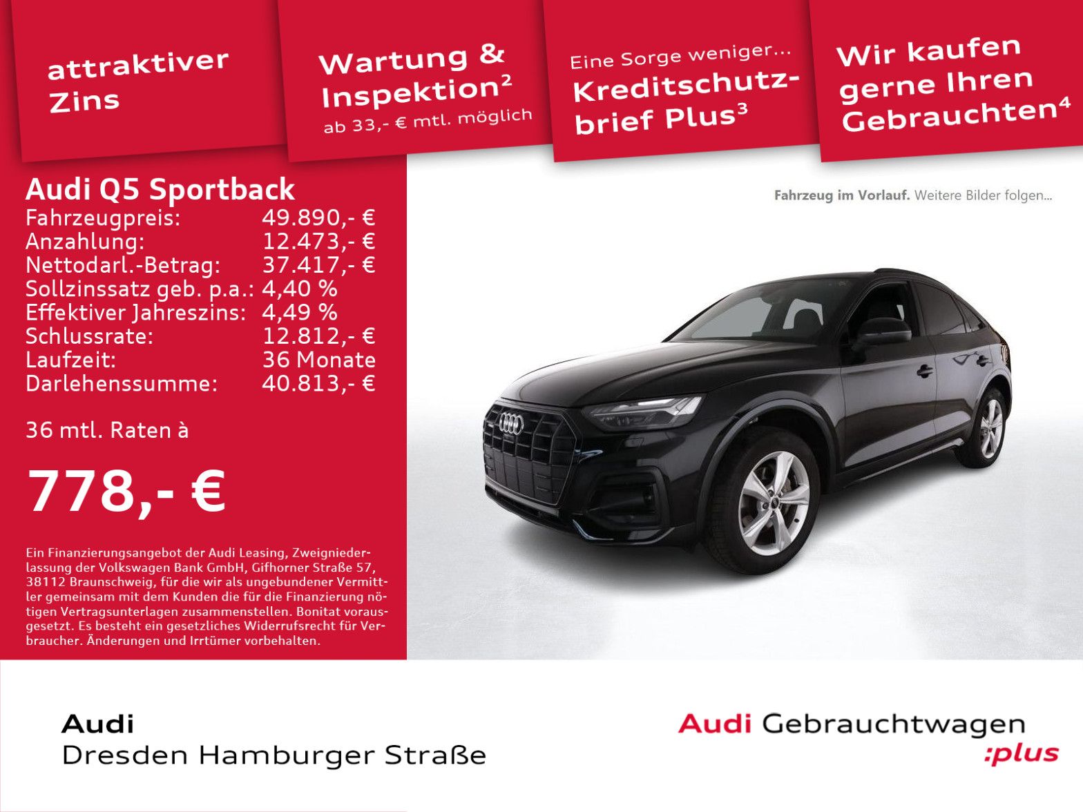Audi Q5 Sportback 40 TFSI advanced quattro - Samsaru's Car Outlet