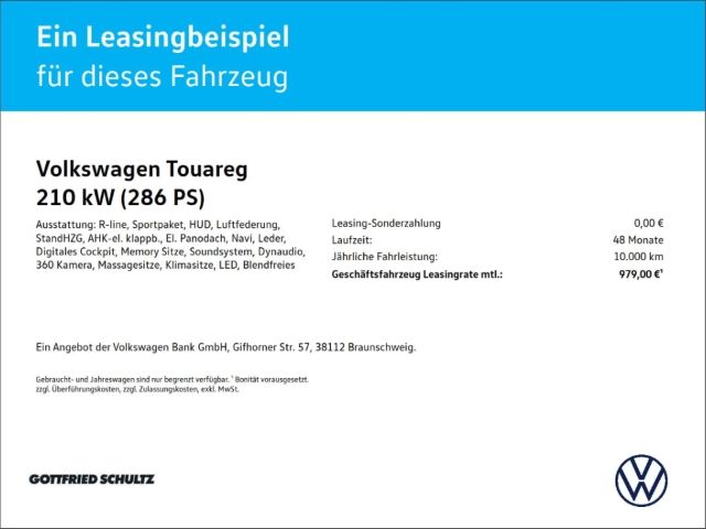 Volkswagen Touareg R-LINE BLACK 3.0 TDI 8-Gang Automatik Bl