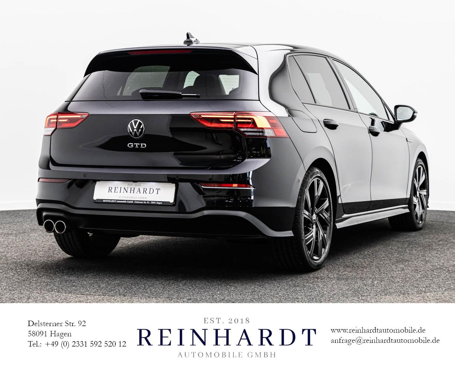 Volkswagen GOLF GTD ALL-BLACK ACC/PANO/SIDE/H&K/AHK/KAMERA