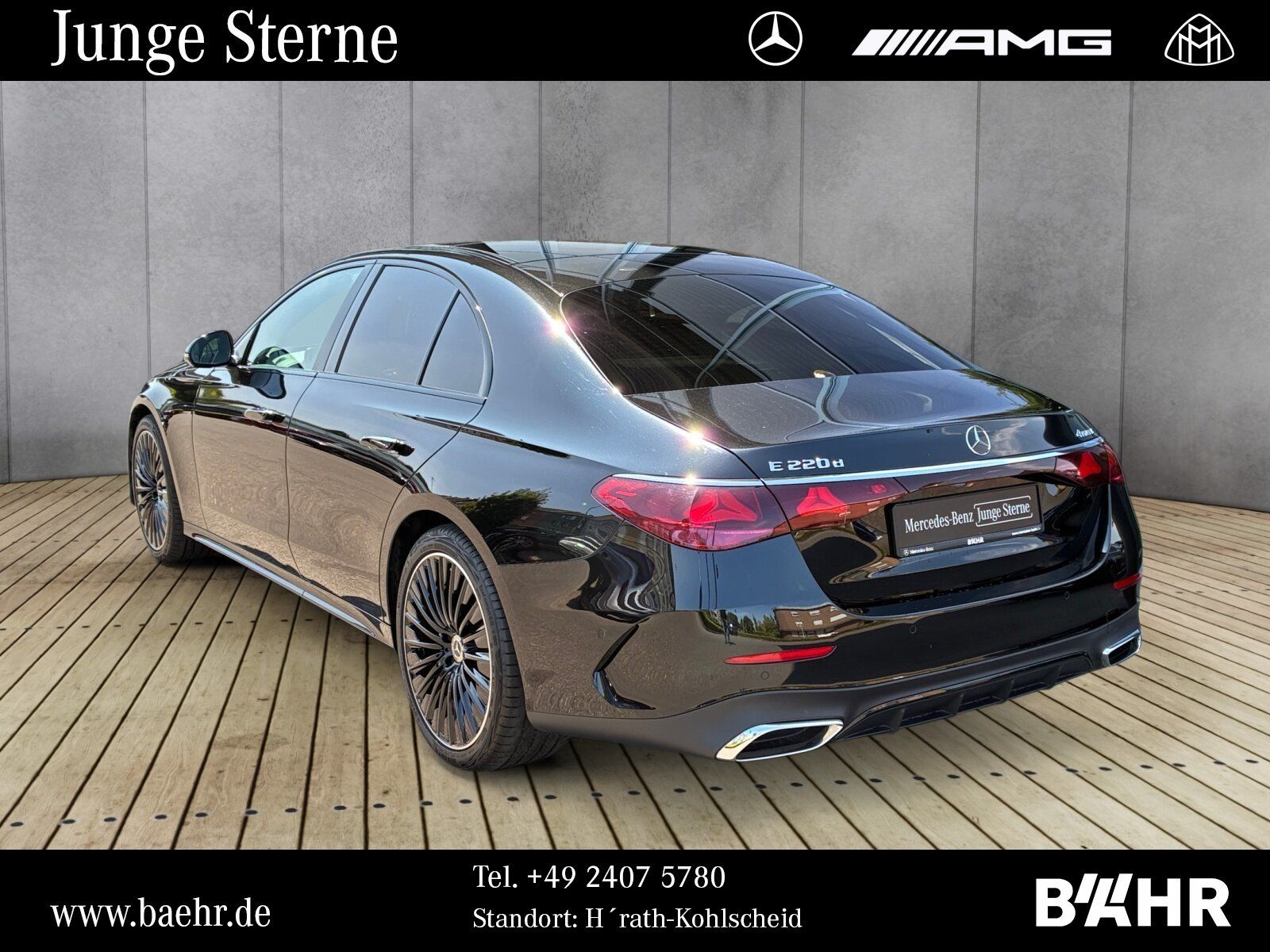Mercedes-Benz E 220 d 4M AMG+Night/Distronic/Pano/360°/LMR-20"