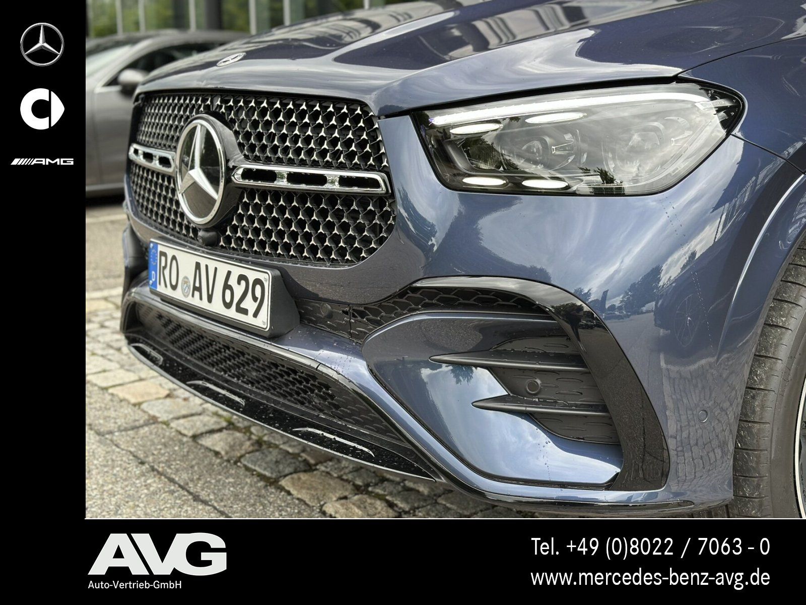 Mercedes-Benz GLE 450 d 4M AMG Pano HuD Stndhzg AHK Air 360°
