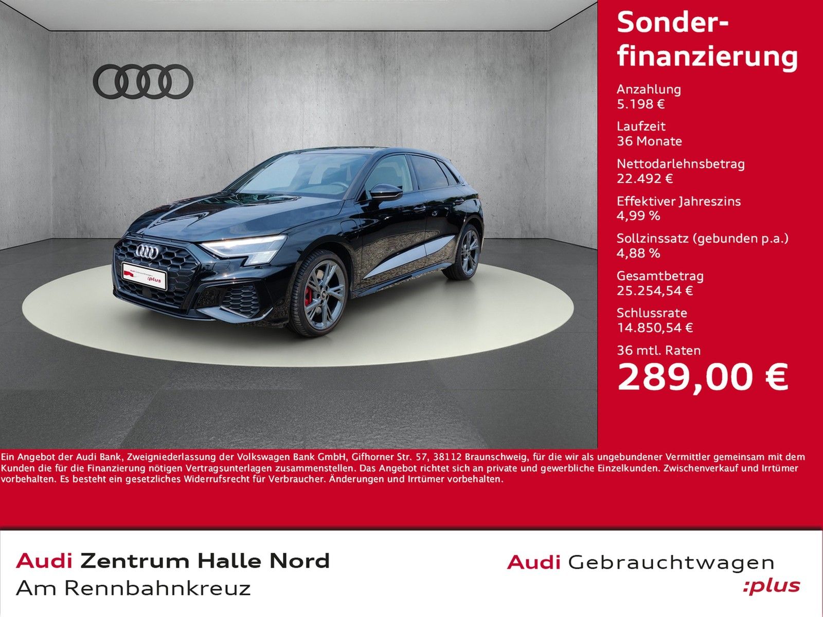 Audi A3 Sportback S line 45 TFSI e S tronic