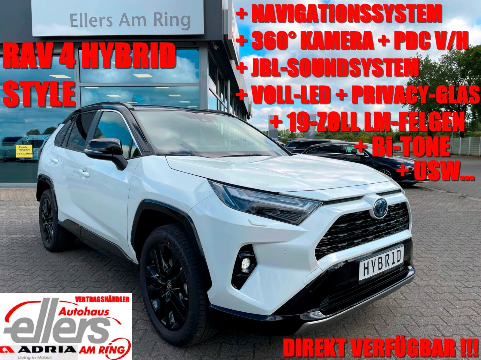 Toyota RAV 4 HYBRID STYLE JBL 360° TWA LED NAVI SOFORT