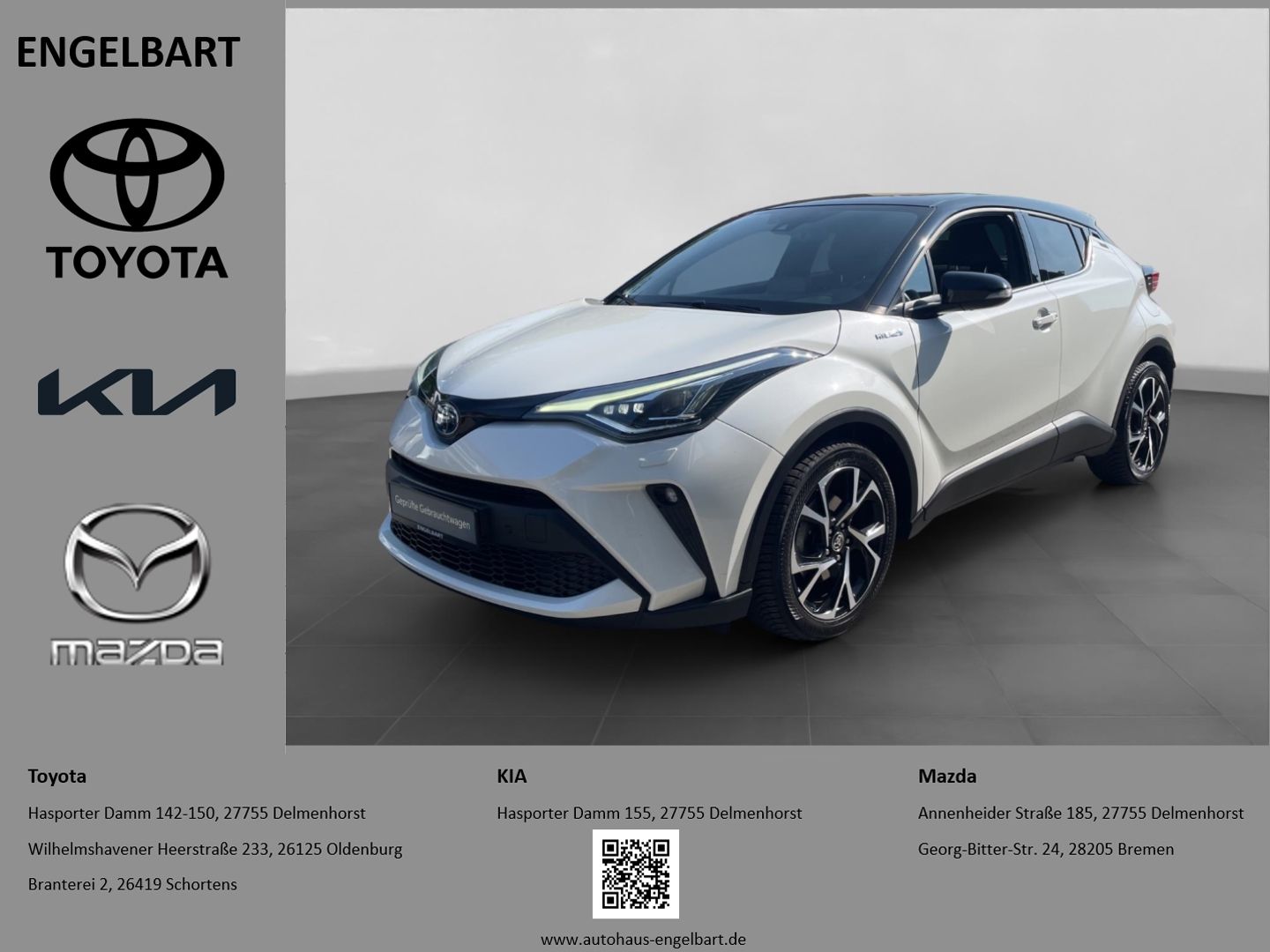 Toyota C-HR 1.8 Hybrid Lounge - Samsaru's Car Outlet