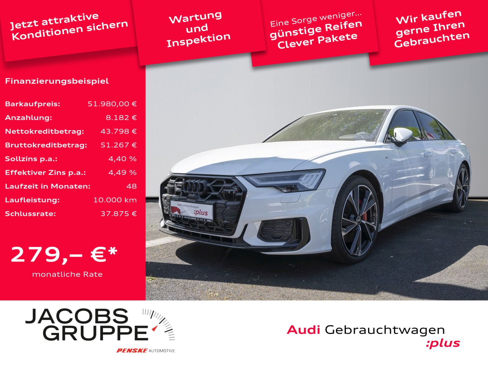 Audi A6 Limousine 55 TFSI e quattro S line B&O/HD Mat