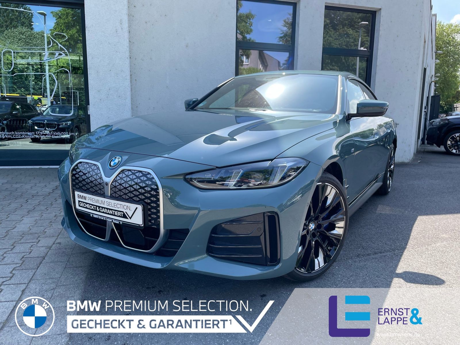 BMW i4 eDrive40 GC M Sport || AHK 360 Glasdach ACC