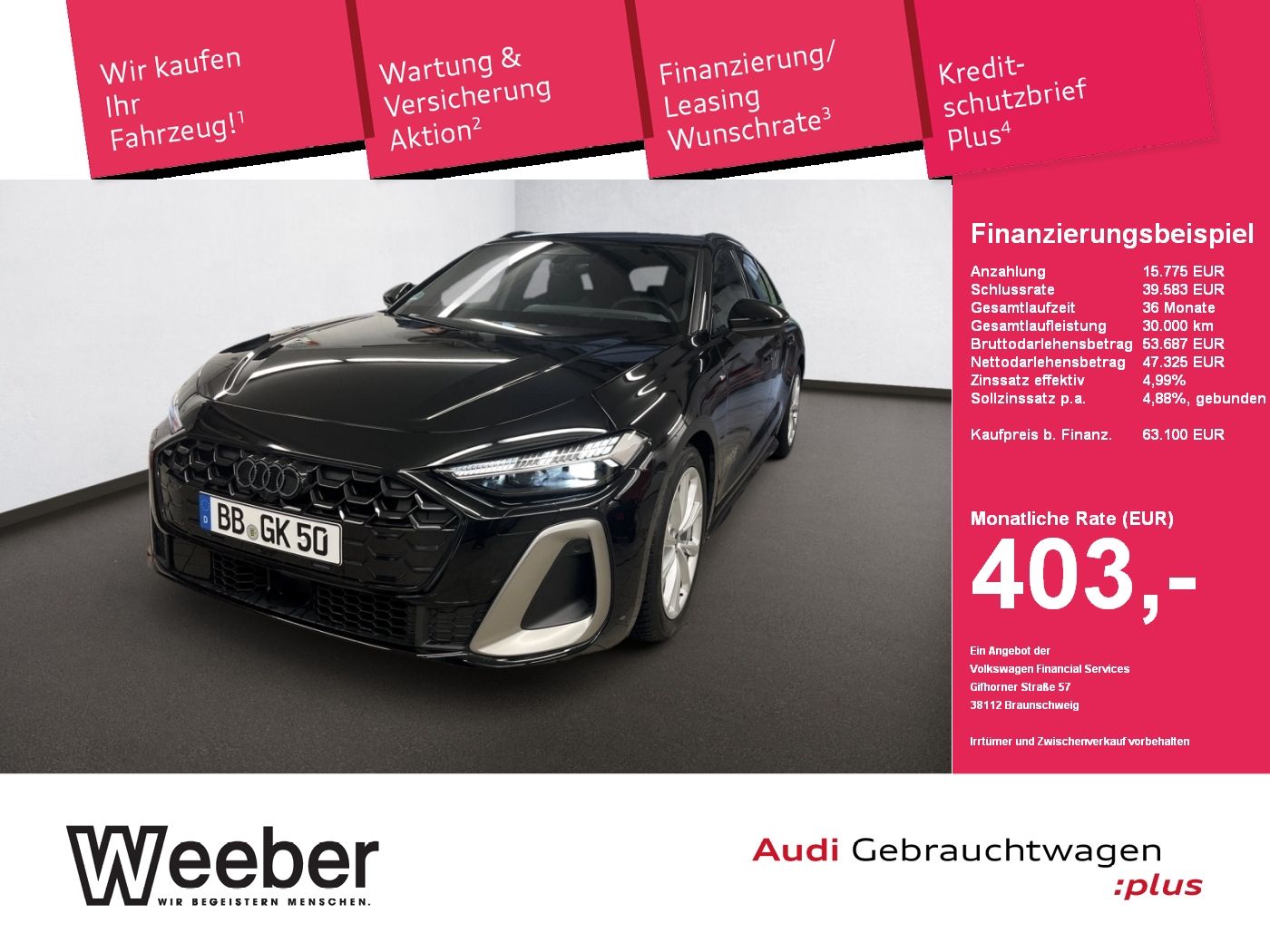 Audi A5 Avant S-Line edition one 20 AHK B&O MATRIX NA