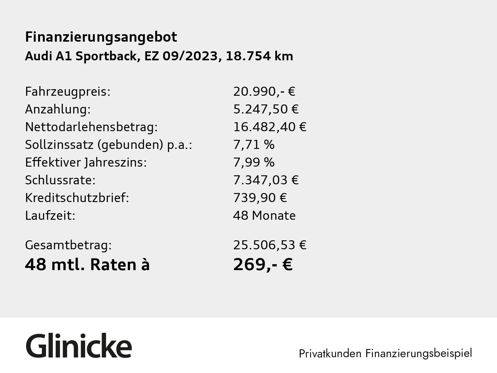 Audi A1 Sportback 25 TFSI LED PDC+ Klima