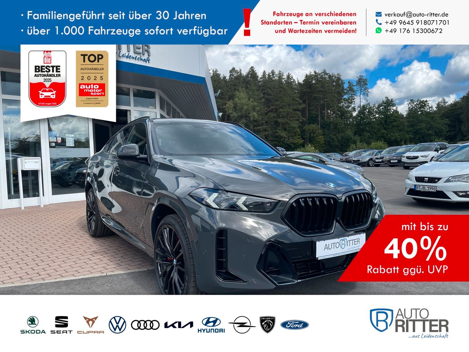 BMW X6 40d xDrive M Sport Vollausstattung %%%