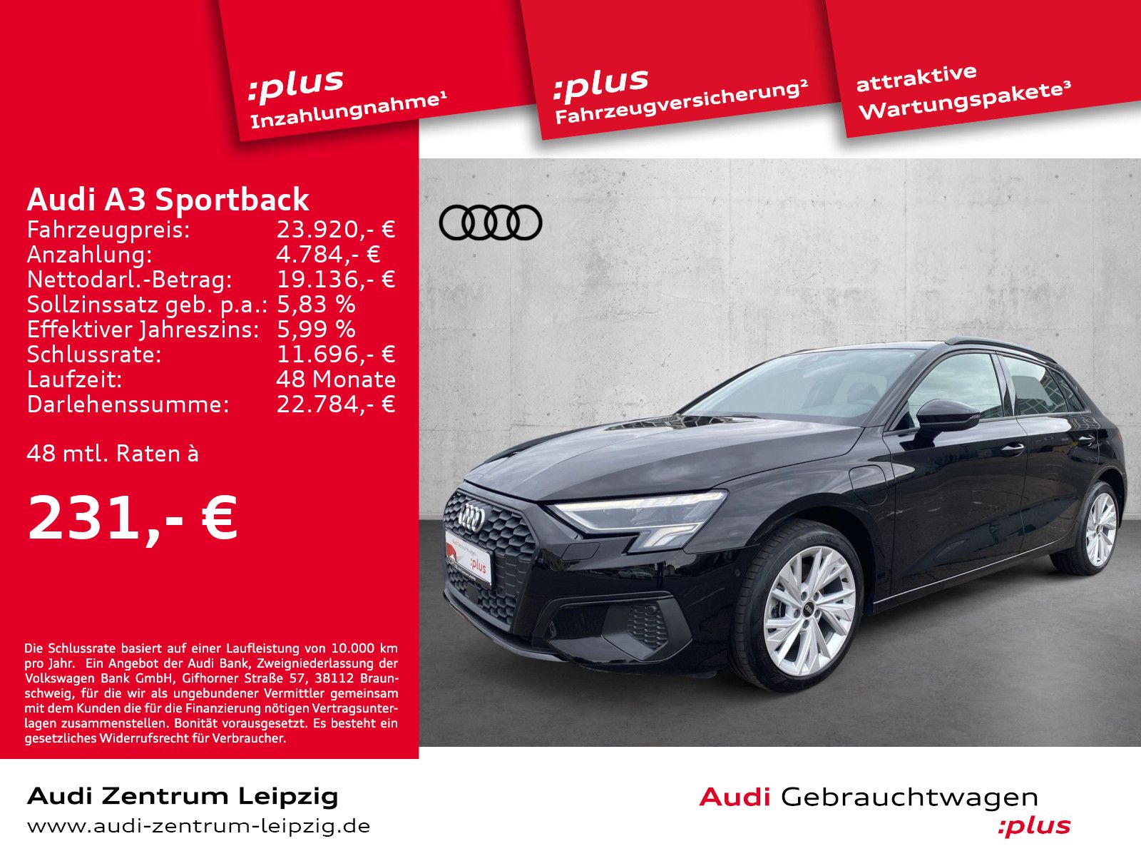 Audi A3 Sportback 40 TFSIe - Samsaru's Car Outlet