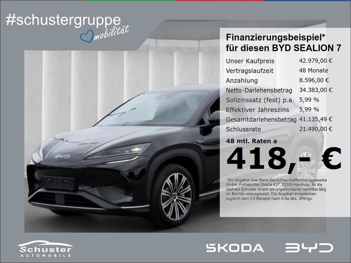 BYD SEALION 7 Comfort*Panodach 360°Ka Sitzbelüft ACC