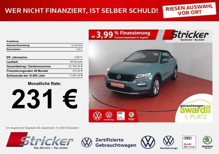 Volkswagen T-Roc Style 1.0TSI - Samsaru's Car Outlet