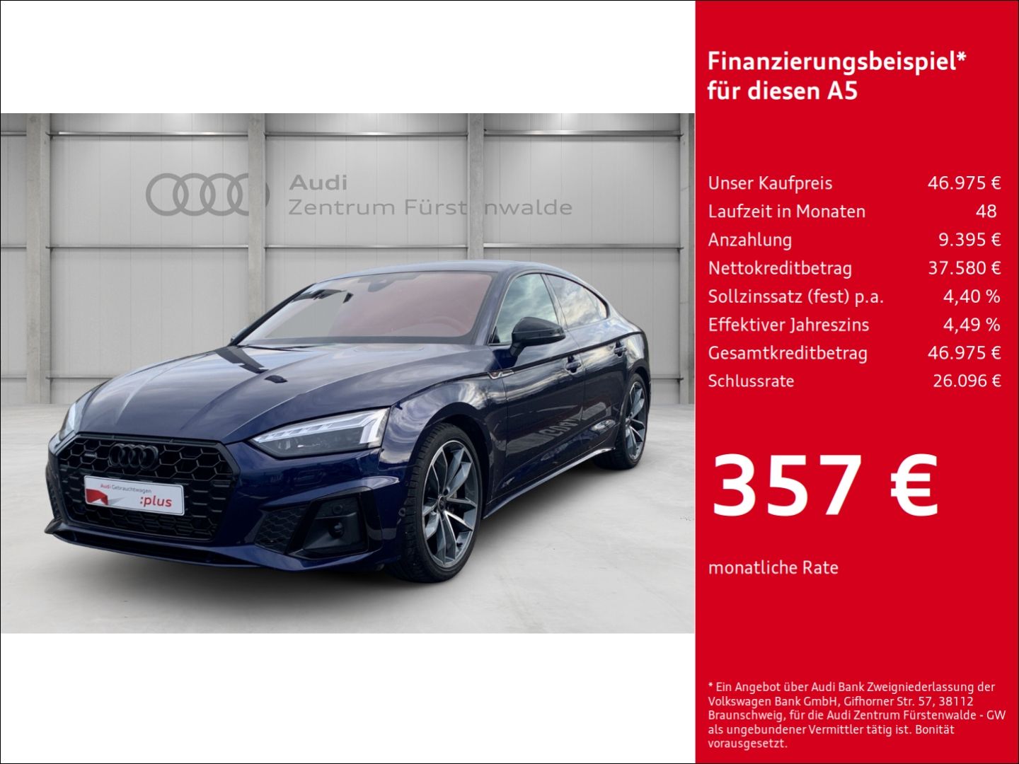 Audi A5 Sportback 40 TFSI S tronic quattro S line bus