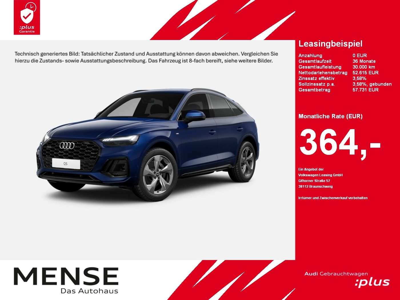 Audi Q5 Sportback 45 TFSI quattro S-Line - Samsaru's Car Outlet