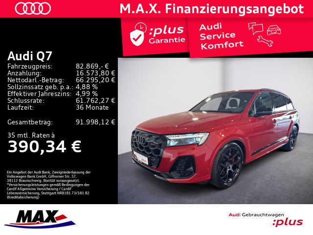 Audi Q7 50 TDI QUATTRO S LINE 7 SITZE+HD MATRIX+LUFT+