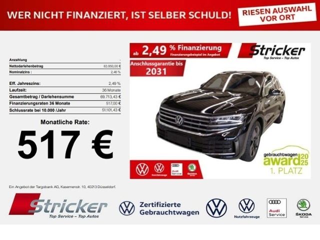 Volkswagen Touareg Elegance 3.0TDI 517,-ohne Anzahlung Dyna